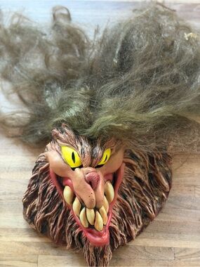 Vintage Paper Magic Group Wolf Halloween Mask